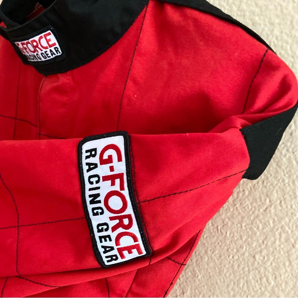 Jacket - G Force Auto Racing - Red  SFI 3-2A/1 ~ Med ~ Fire Retardant (FR) - VGC - Picture 4 of 10